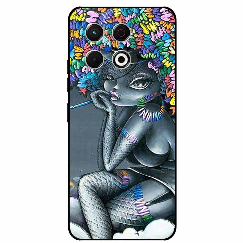 

3D Flower Emboss Cases For Tecno Spark 30 Pro Relief Emboss Soft Silicone Back Cover For Spark 30 Pro 4G KL7 Relief Emboss Funda KL7