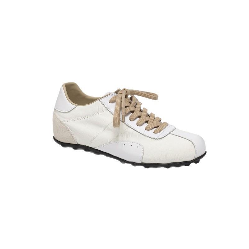 Cowhide version retro color matching German training shoes women's 2025 new versatile and thin soft sole casual sports white shoes board shoes