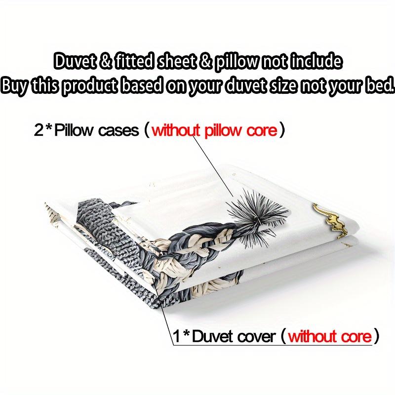 3Pcs Merry Christmas Gnome Theme Duvet Cover Set Fashionable 3D Digital Print With Pillowcases 1 * Comforter + 2 * Shams