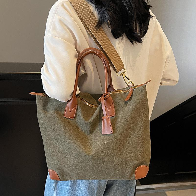 2025 Spring New Fashionable Large-capacity Tote Bag Women's Casual Handbag Trendy Versatile Lightweight Messenger Bag