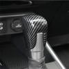 Carbon Fiber Inner Gear Shift Knob Decor Cover Trim For Honda CR-V CRV 2023 2024