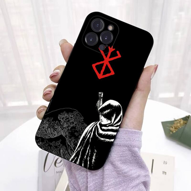 Berserk Guts Telefon Fall Für iPhone 8 7 6 6S Plus X SE 2020 XR XS 14 11 12 13 Mini Pro Max Mobile Fall