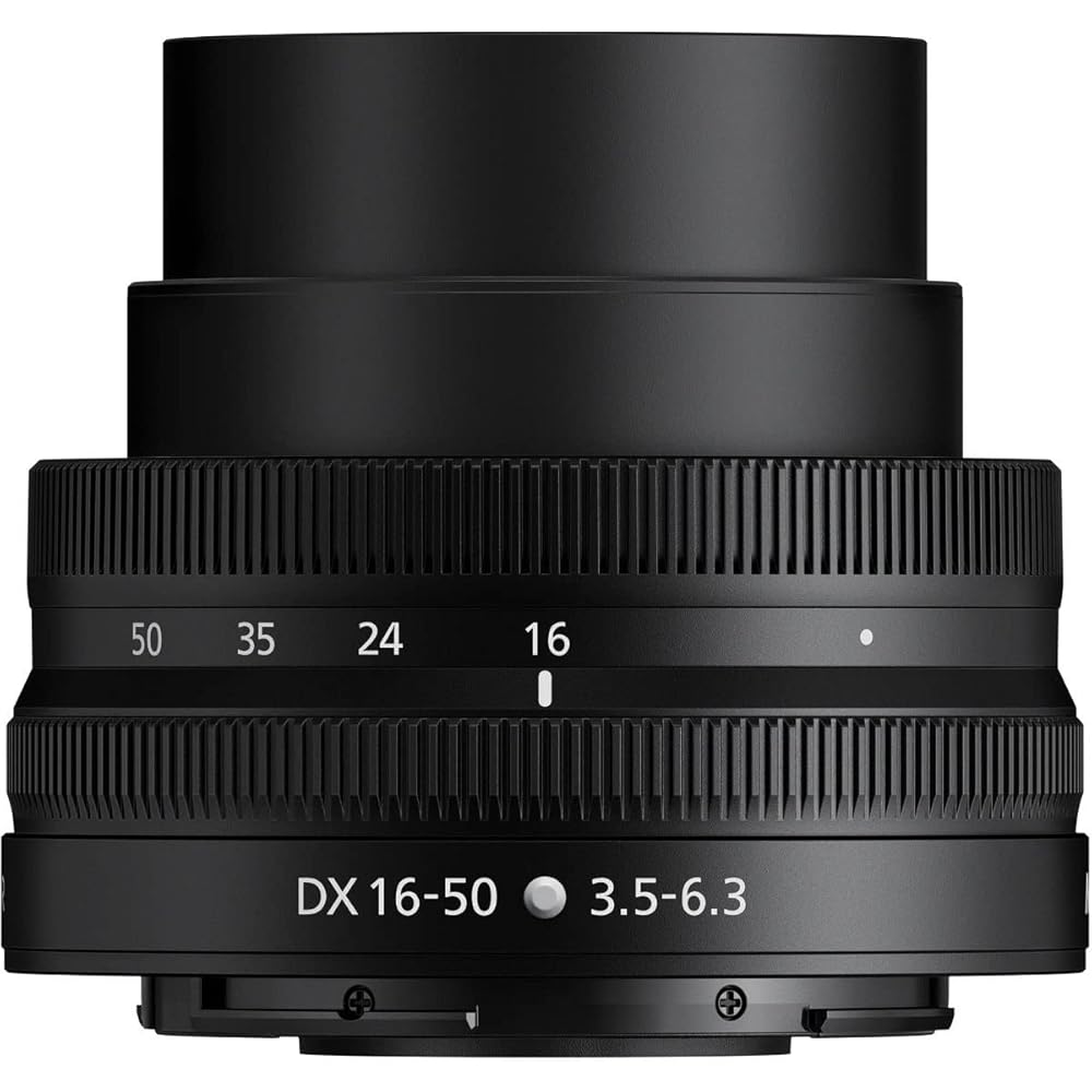 Nikon Standard Zoom NIKKOR Z DX 16-50mm f/3.5-6.3 VR Z Mount DX Lens NZDXVR16-50 Black