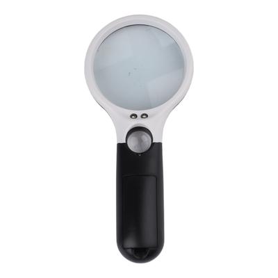 45X Handheld Loupe LED Magnifying Glass Collector's Tool