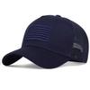 Fashion American Flag Embroidery Baseball Net Caps Spring and Summer Outdoor Adjustable Casual Hats Sunscreen Hat