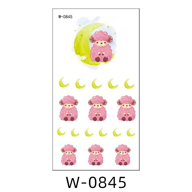 

Tattoo Sticker Cartoon Children S Rainbow Tattoo Sticker Cute Waterproof Tattoo 75 * 140Mm (die)