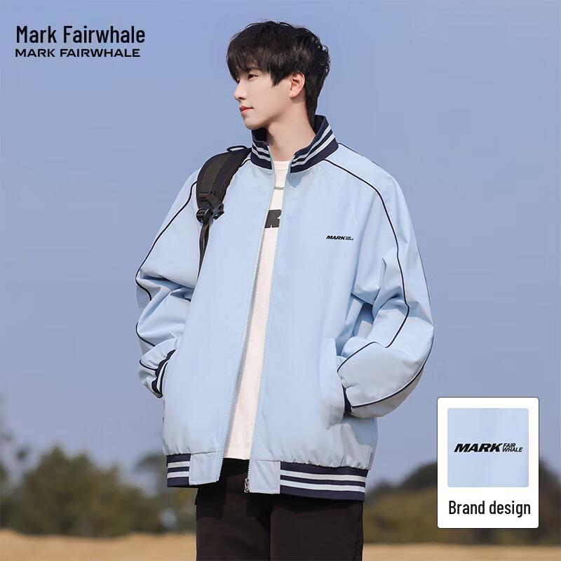 

Mark Fairwhale Men s American Style Baseball Jacket S (85-100 lbs)