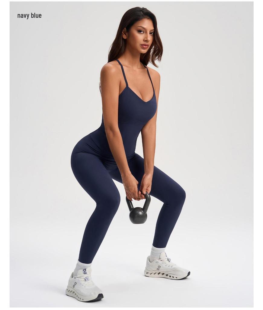 Débardeur Push-Up Sportif pour Femme Nude à Bretelles Fines avec Bonnets Rembourrés - Couche de Base Yoga & Fitness YG-1004