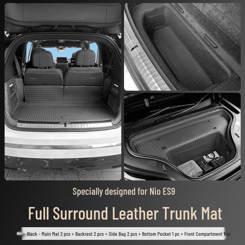 Full Coverage Trunk Mat for 26 NIO ES9 Models: Seat Back & Tail Box Interior Accessory