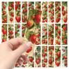 32pcs, Illustrated Strawberry Bookmark, Suitable for Teachers, Readers, and Enthusiasts, Gifts, Bookmarks, Parties, Birthdays