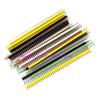 11pcs 1x11 , 11 PinSingle Row Male and Female 1.11 Breakable Pin Header PCB JST Connector Strip for Arduino DIY Kit