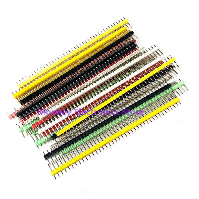 11pcs 1x11 , 11 PinSingle Row Male and Female 1.11 Breakable Pin Header PCB JST Connector Strip for Arduino DIY Kit