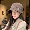 Women S Equestrian Striped Baseball Cap Warm Stylish Versatile