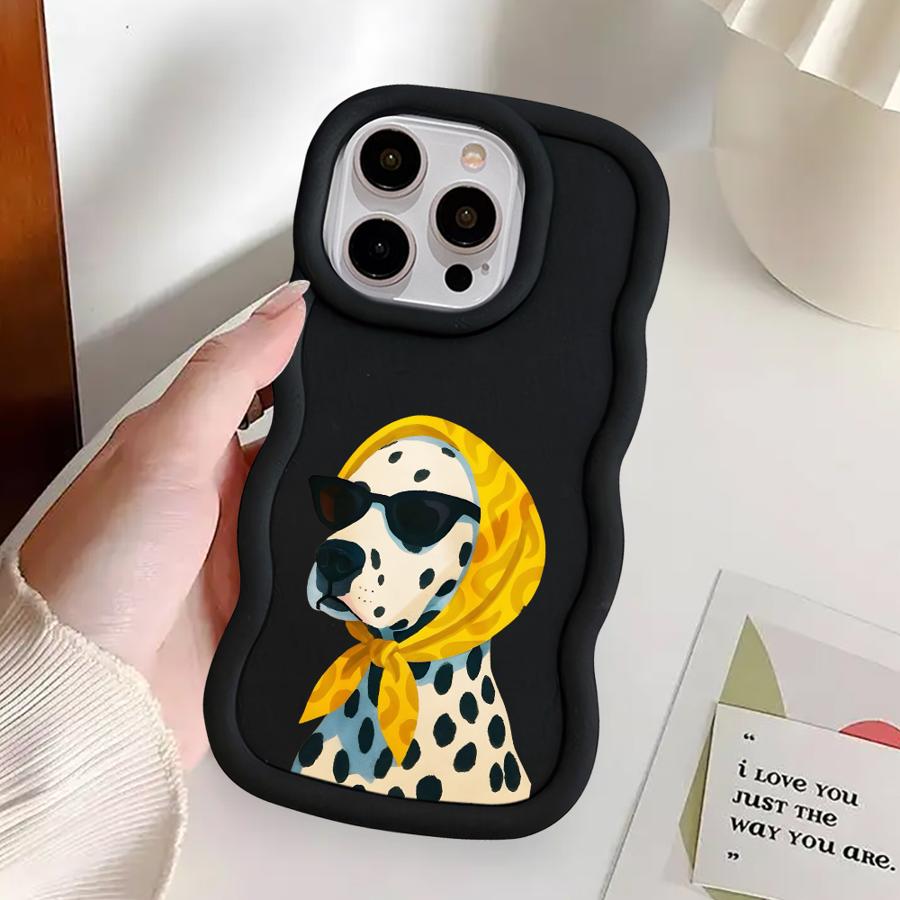 Soft Phone Cover Case for iPhone 12 13 15 Plus XR 17 Air 8 11 14 16 Pro Max Cartoon Dog Duck