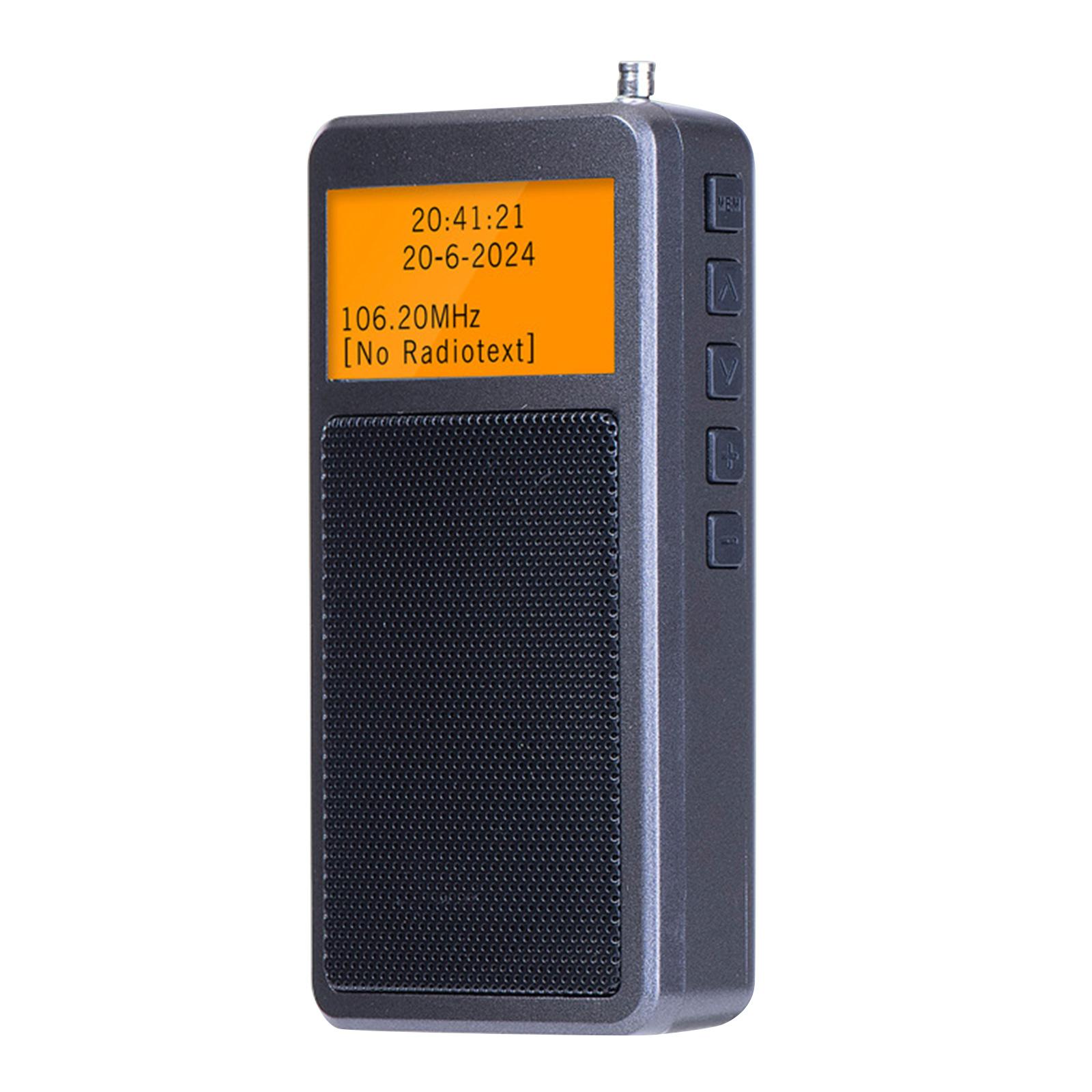 

HRD-205 Digital Radio with TX to Wireless Headsets Sleep Timer Alarm Clock and Backlights High Reception Pocket Size 1