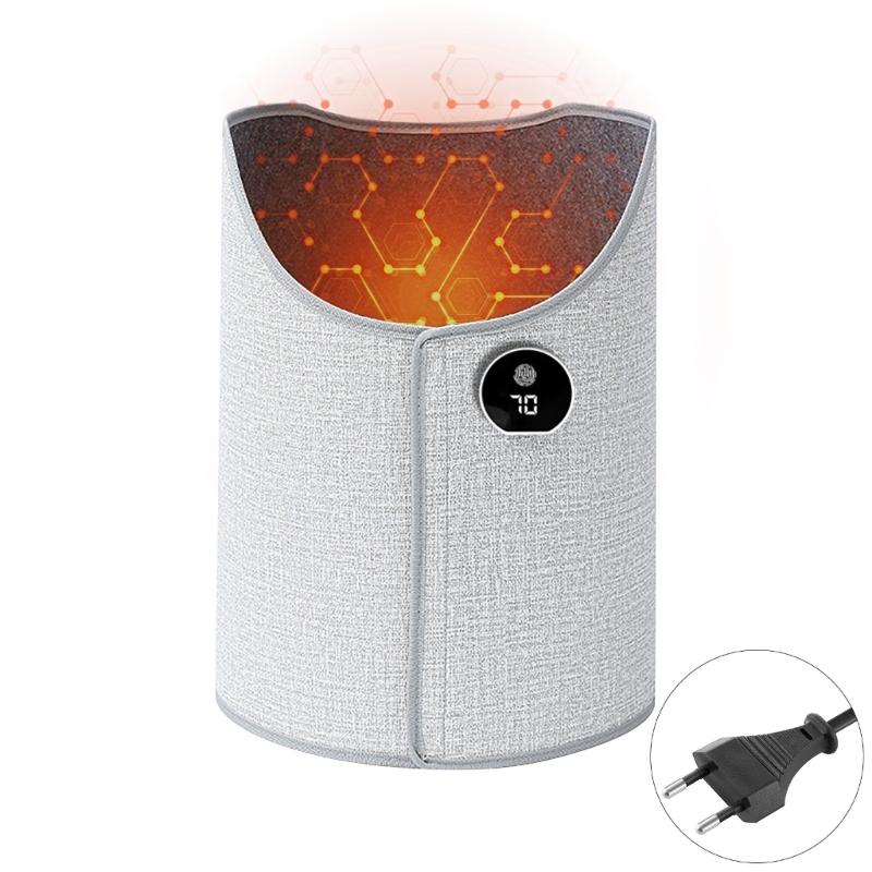 Portable Space Heating for Office Home Foldable Quiet Floor Foot Warmer Under Desk Electric Panel Space Heating 220V 1 светло-серый