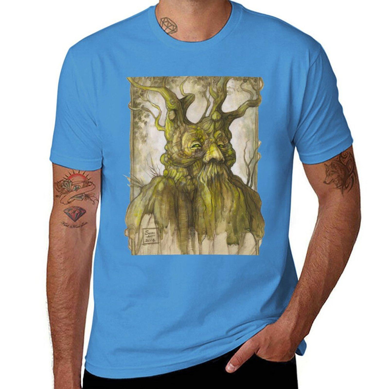Treebeard TShirt oversized blanks mens graphic tshirts anime S