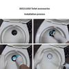 Upgrades Toilet Gasket Strong Silicone Easy Install Toilet Flange Seal Replacements 385311658 for 300 310 Series