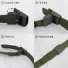 Men'S And Women'S Plastic Automatic Buckle Canvas Belt, Metal-Free Anti-Allergic Military Training Wide Jeans Belt