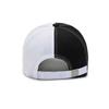 Korean-Style Baseball Cap With  Patchwork Print Trendy Street Style Sunshade Black White Color-Blocking Duckbill Cap
