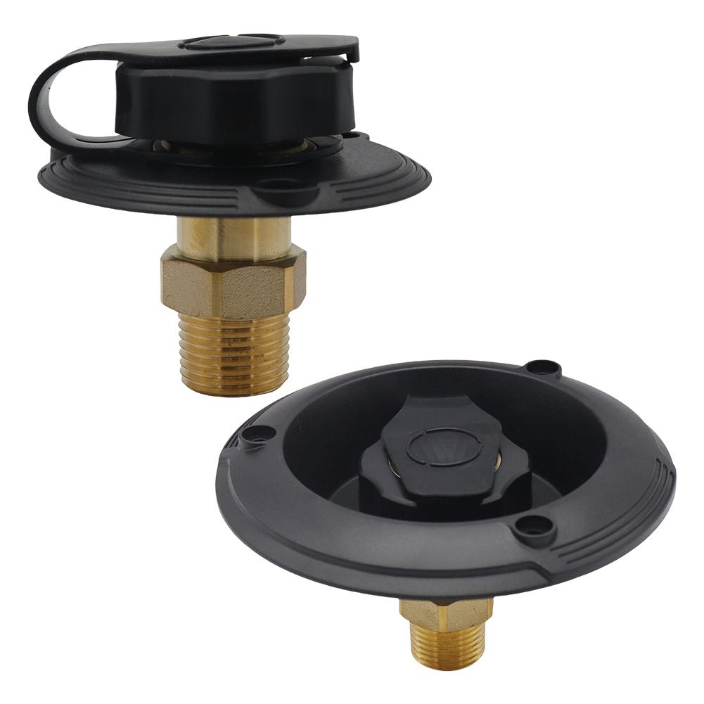 Motorhome Water Inlet 3/4in NH Female To 1/2in NPT Male Caravan Water Hose Connector for Motorhomes Marine Boat Campers