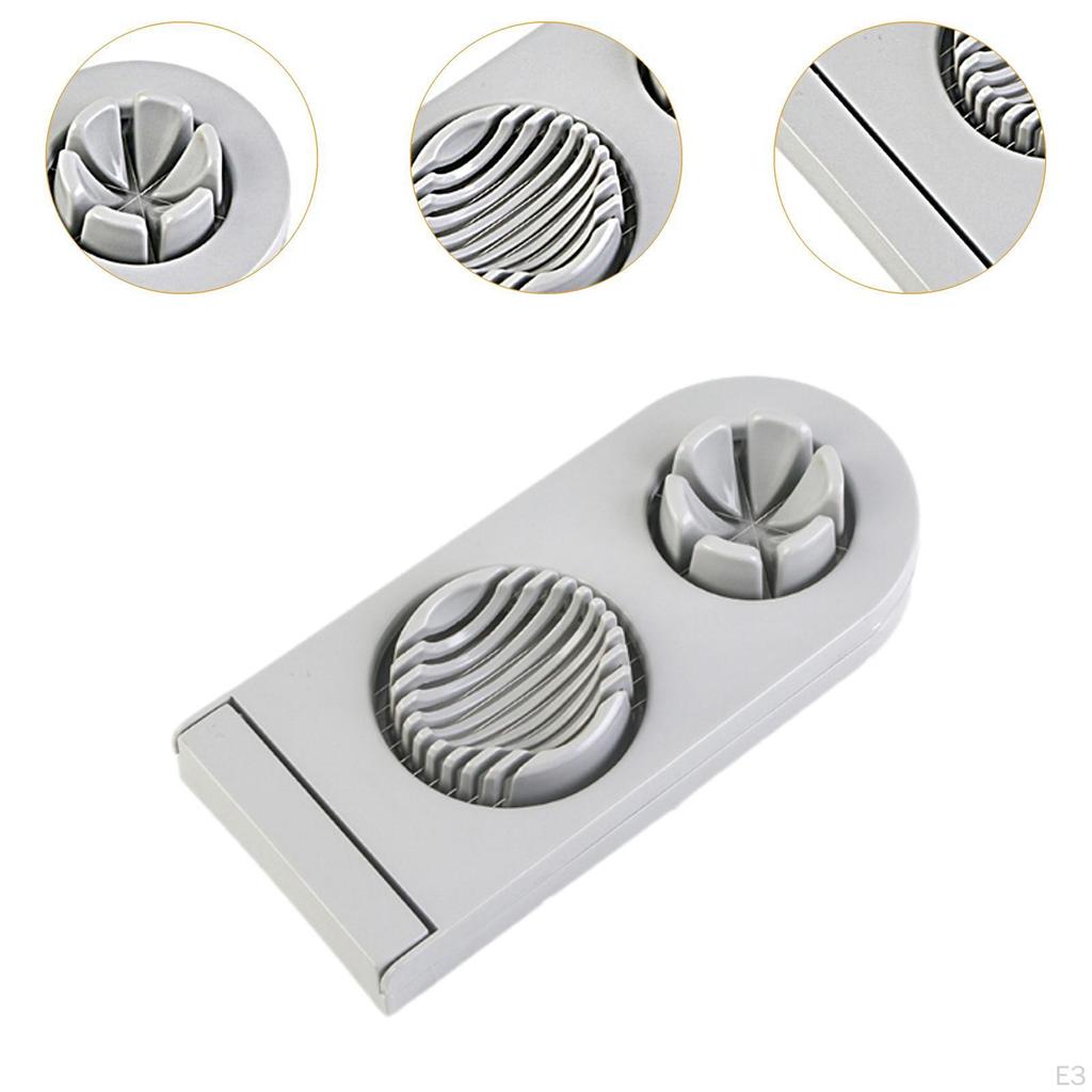 Efficient Stainless Steel Egg Slicer And Cutter Combo for Quick Meal Prep