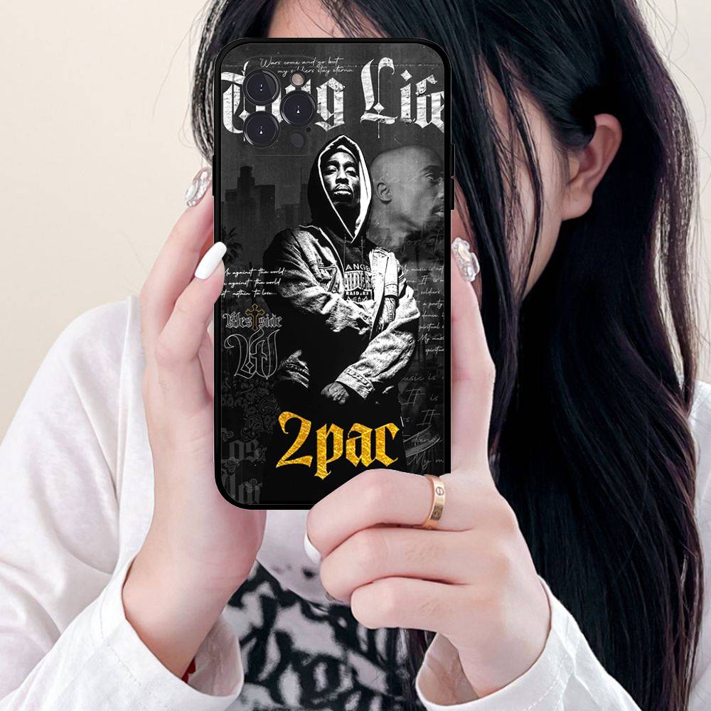 American Rapper T-Tupac S-Shakur Phone Case For Iphone 17 Air 16 15 14 13 12 11 Pro Max 16 15 14 Plus TPU Soft Case