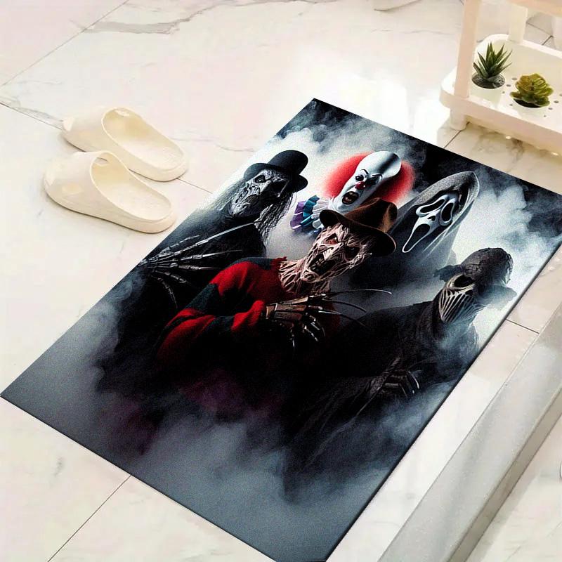Horror Killer Carpet Rug for Living Room Bedroom Home Sofa Decoration,Kids Play Non-slip Floor Mat