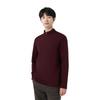 Anta Champion All-Weather Series Solid Color Stand Collar Simple Versatile Long Sleeve Knit Shirt Men tops 152610401-6