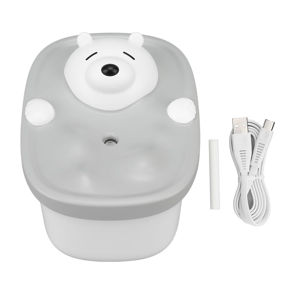 450ml   Desktop Humidifier Bubble Bear Shape USB Charging Moisturizing Humidifier