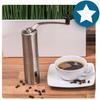 Manual Grinder for Coffee, Pepper, Coarse Grains, Steel, Modern Loft Design