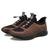 2025 Summer Men's Mesh Hiking Shoes Breathable Anti-Slip Climbing Shoes Outdoor Running Sneakers Leisure Walking Footwear 48