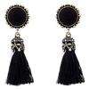 Retro Ethnic Style Tassel Earrings Women Long Dangle Eardrop Girl Earring Stud Jewelry Gift