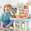 Simulated Kitchen Counter Play Set Mini Pretend Play Role Toys  Boys Girls