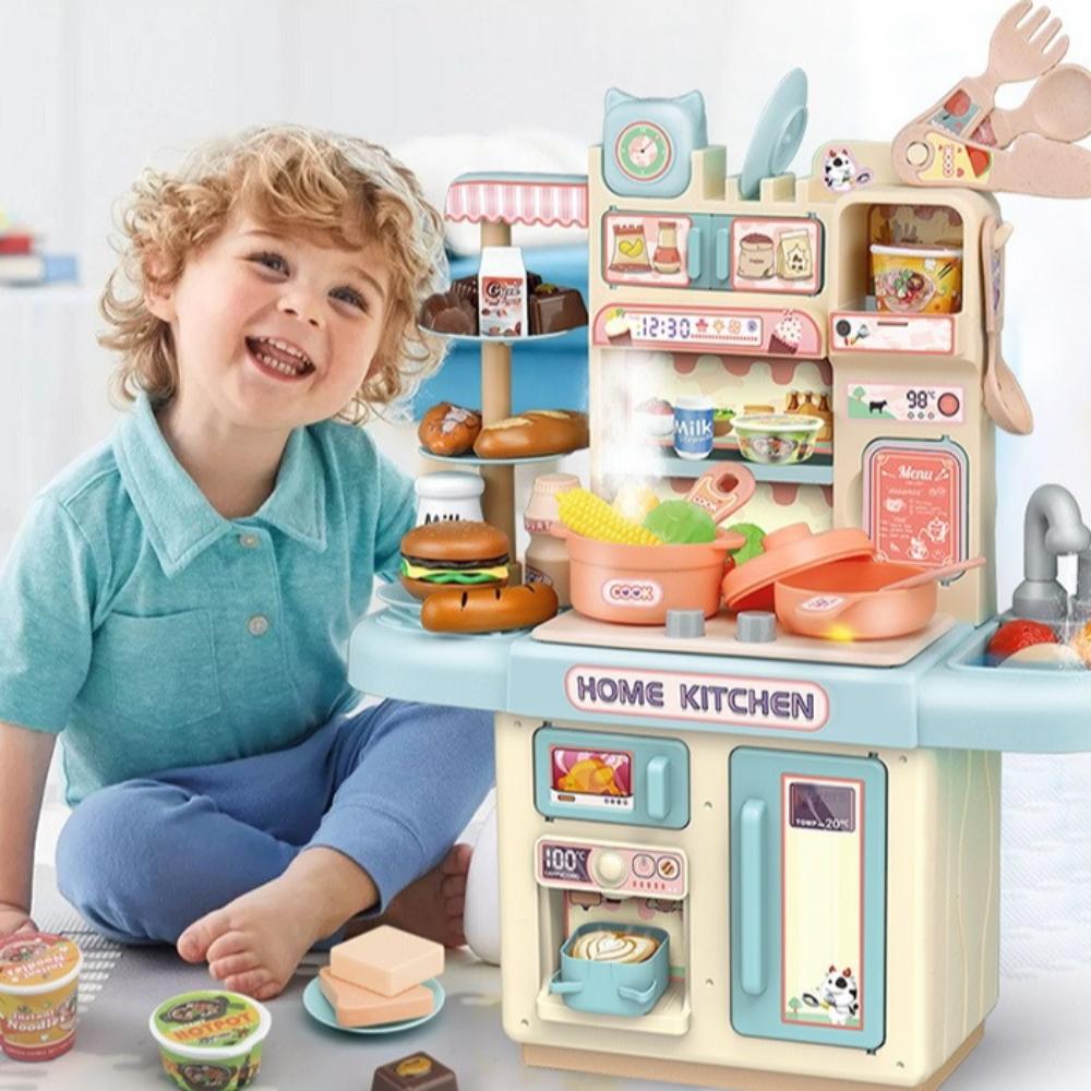 Simulated Kitchen Counter Play Set Mini Pretend Play Role Toys  Boys Girls