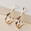 Metal Alloy Circle Earrings For Women Fashionable Geometric Design Gift For Occasions