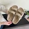 Thick-soled slippers women's summer outer wear 2025 new versatile women's beach cool slippers