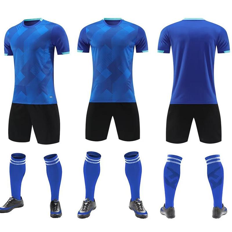 Football Suit Men'S Short Sleeve Teen Student Breathable Speed Adult Children'S Football Suit Training Team Suit Competition Suit