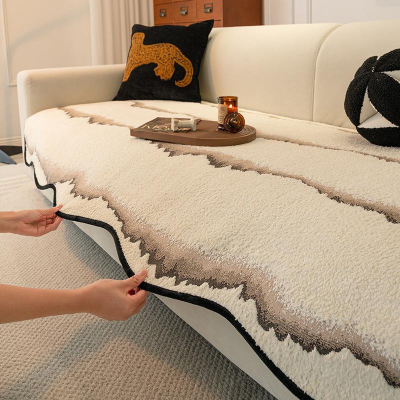 New Sofa Cushion Chenier Four-Season Universal Non-Slip Seat Cushion, High-End All-Inclusive Sofa Cover Cover Cloth