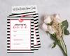 Inkdotpot Bridal Shower Games Advice For The Bride Set Of 50A  StripedA  Mad Libs Game
