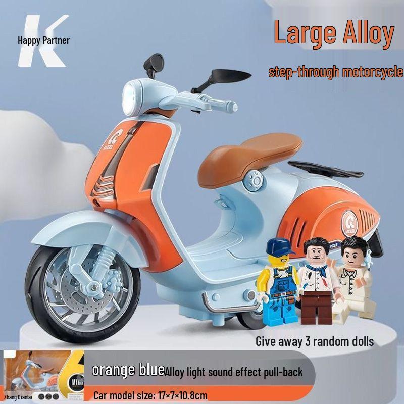 Alloy Motorcycle Model Toy for Boys - Racing Car Ornament and Decompression Toy