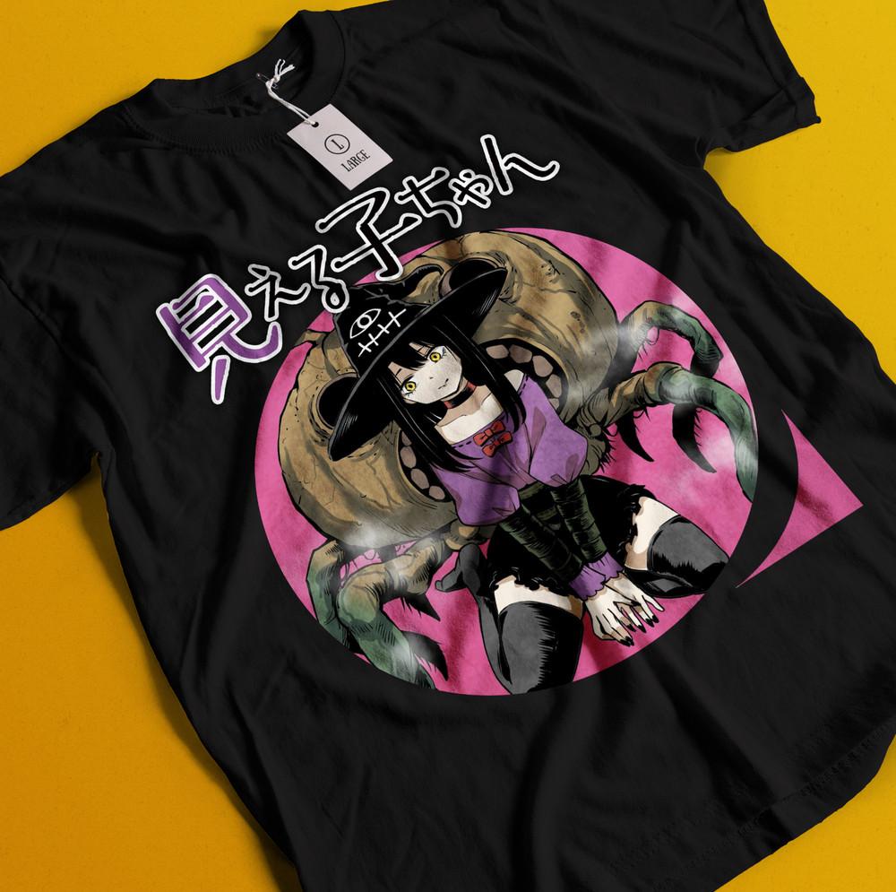 

Футболка Mieruko Chan Мико Ёцуя Призрак Манга Миэр Девушка Ужасы Аниме 2XL