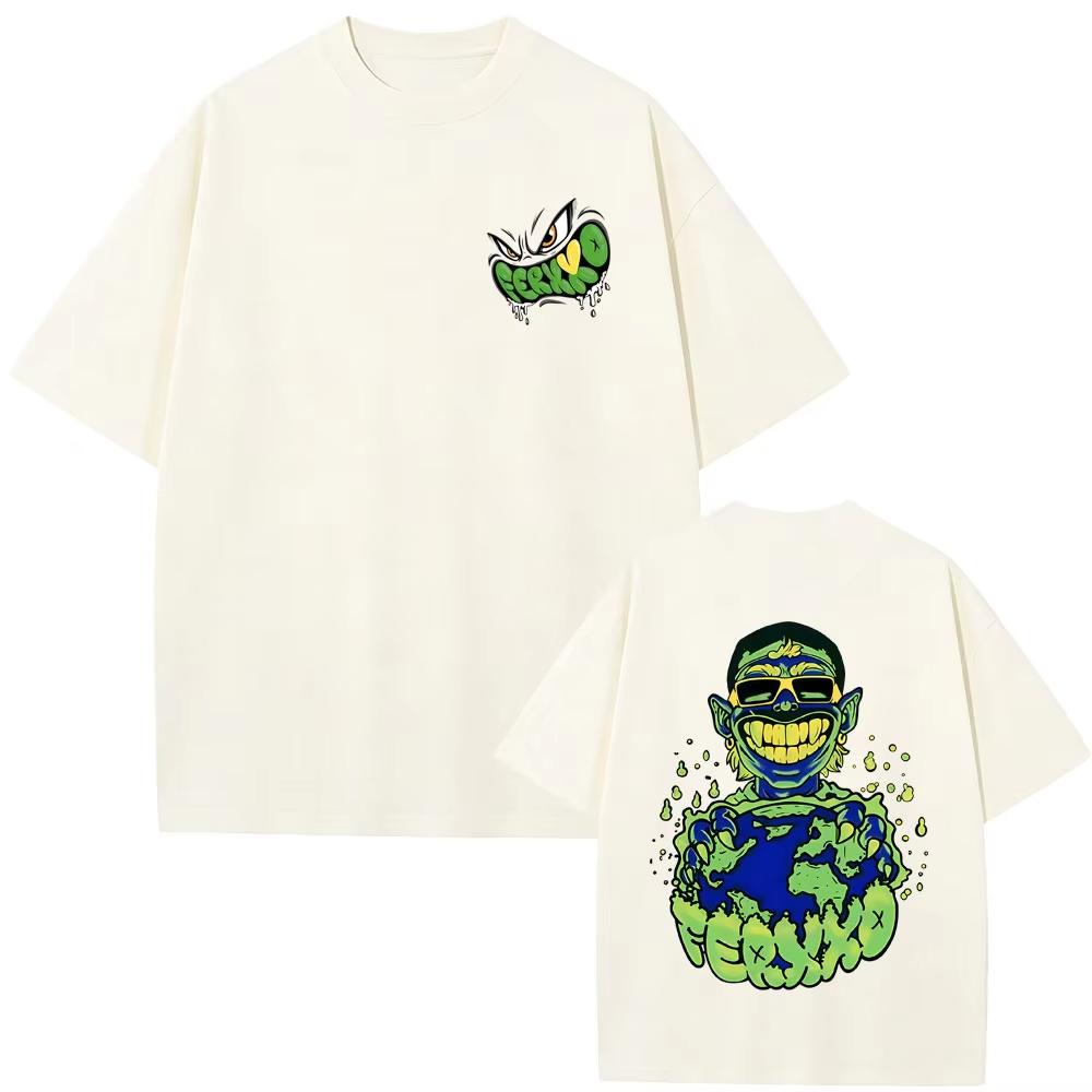 

Feid Ferxxo Album SIXDO T Shirts Unisex Women Fashion Pop Music Tshirt Summer Casual Cotton Oversized Short Sleeve Streetwear XL