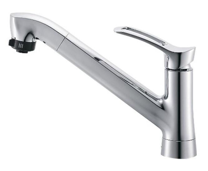 SANEI Mixer Cold Climate COULE Single Hole Spray Mixer Top Installation K87120TJK (San-ei) [Kitchen Tap, Specification] Tap,