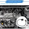 1 Pc Crankshaft Position Sensor for Mazda Protege DX, LX 1.6 2001 Sturdy Metal Plastic Black Engine Crank CKP Sensor