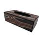 Modern Wooden Grain Ornament Storage Box - Decorative Display and Soft Furnishings for Home Decor.