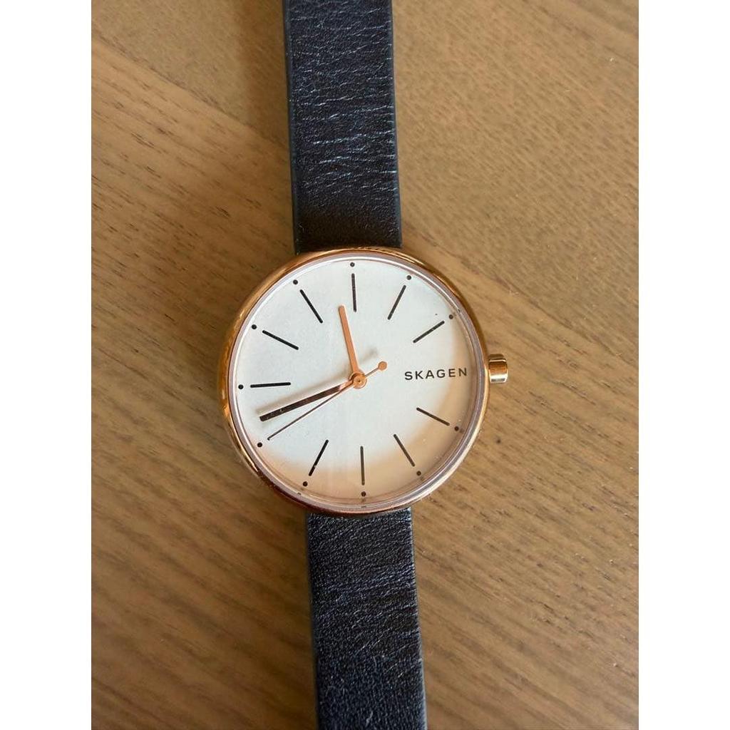 Used SKAGEN Analog Watch White/gold