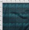 oneOone Bavlna Flex Dark Teal Blue Fabric Krokodýlí kůže Zvířecí kutily Oblečení Quilting Fabric Print Fabric By Yard 40 Inch