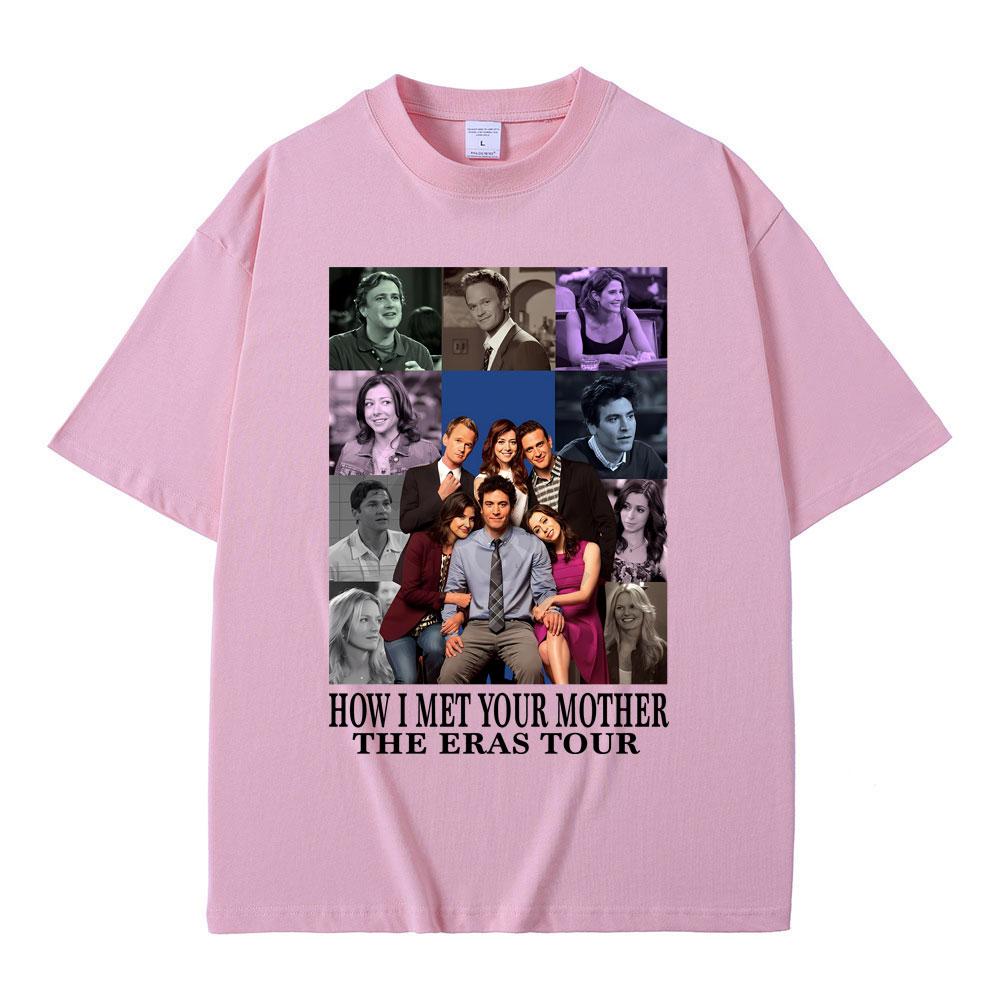 Televizní seriál Jak jsem poznal vaši matku The Eras Tour Tričko Pánské 100% Bavlna Krátký Rukáv Trička Pánské Dámské Ležérní Oversized Tričko