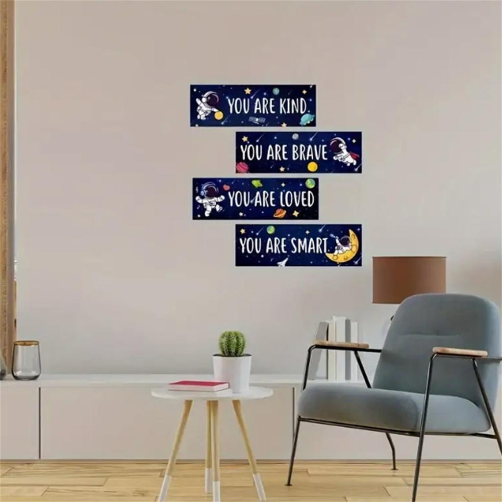 Children's Room Home Decoration Wooden Wall DecorationSoaring Space Style Wooden Wall Artwork